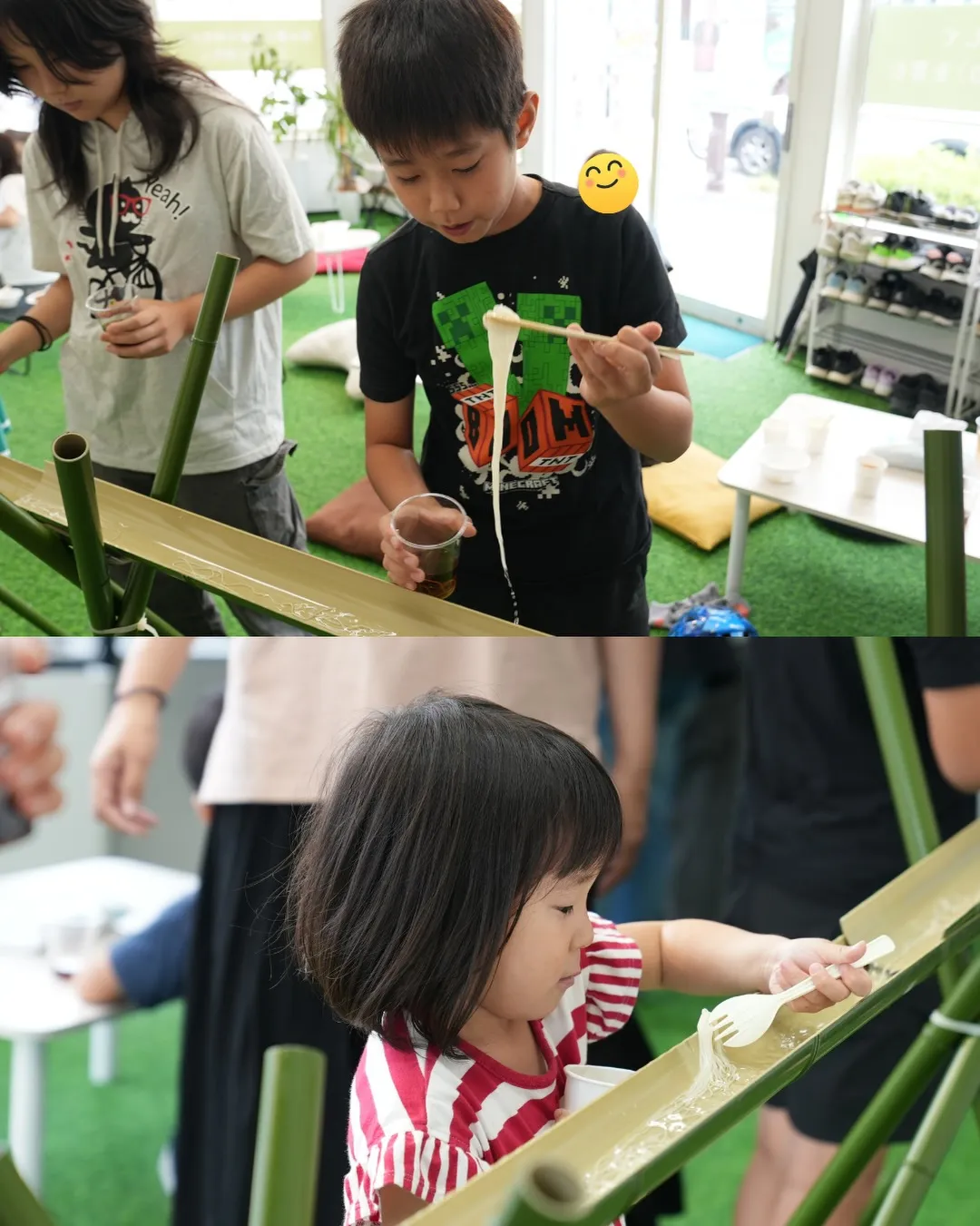 【夏の思い出】室内で流しそうめん会を開催しました!🎋✨