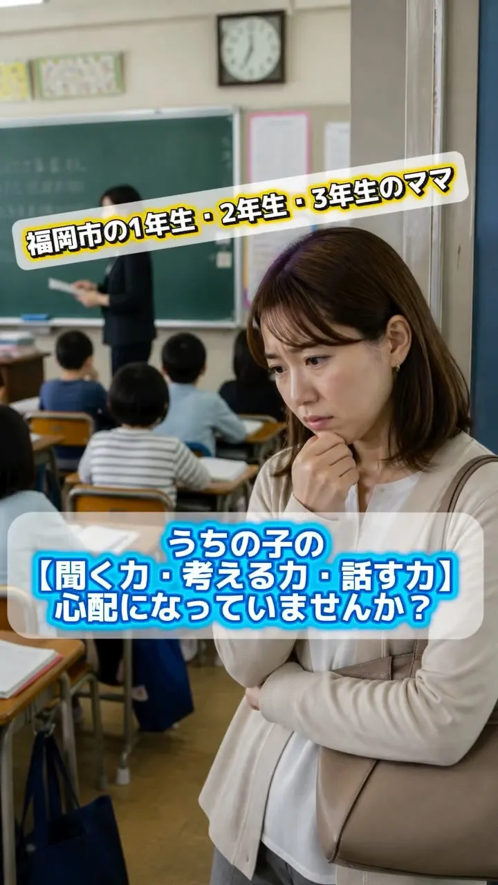 対話の基礎「聞く力・考える力・話す力」を育む低学年コース紹介...
